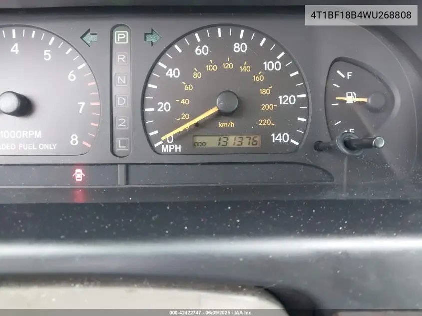 1998 Toyota Avalon Xls VIN: 4T1BF18B4WU268808 Lot: 42422747