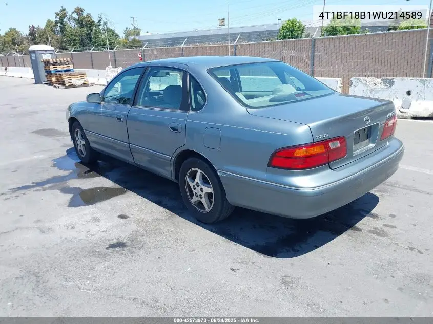 1998 Toyota Avalon Xl VIN: 4T1BF18B1WU214589 Lot: 42573973