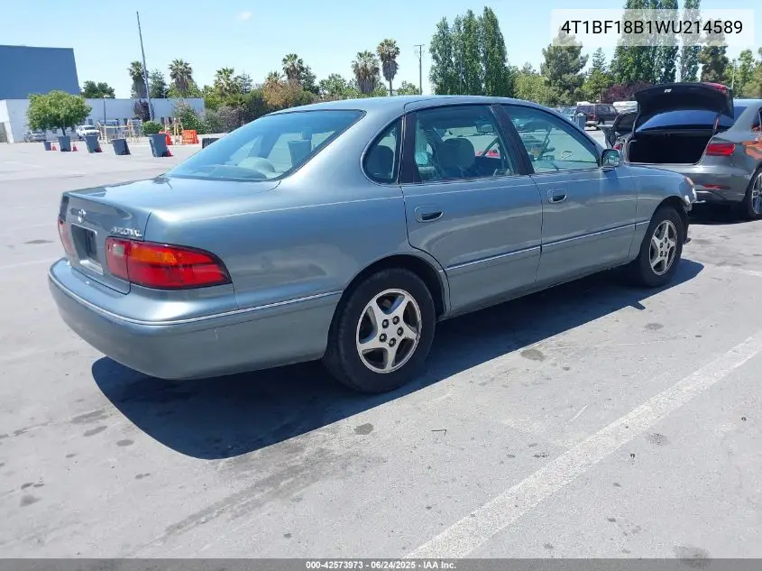1998 Toyota Avalon Xl VIN: 4T1BF18B1WU214589 Lot: 42573973