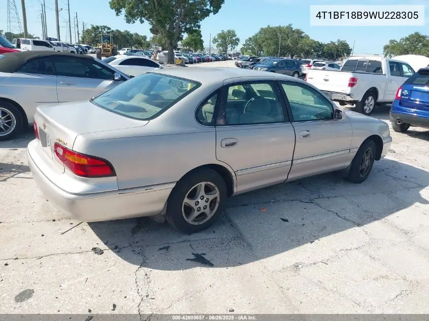 1998 Toyota Avalon Xls VIN: 4T1BF18B9WU228305 Lot: 42605657