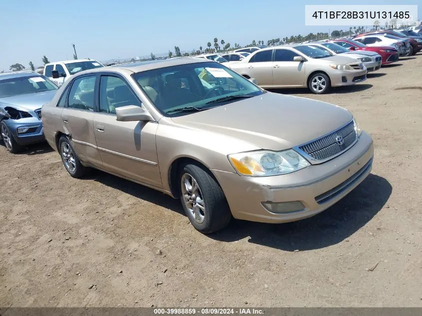 2001 Toyota Avalon Xls VIN: 4T1BF28B31U131485 Lot: 39988859