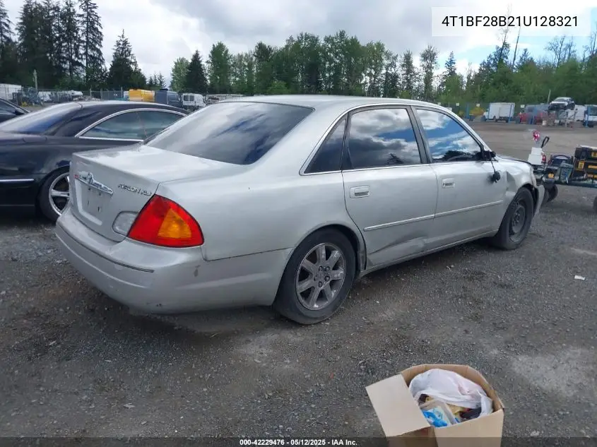 2001 Toyota Avalon Xls VIN: 4T1BF28B21U128321 Lot: 42229476