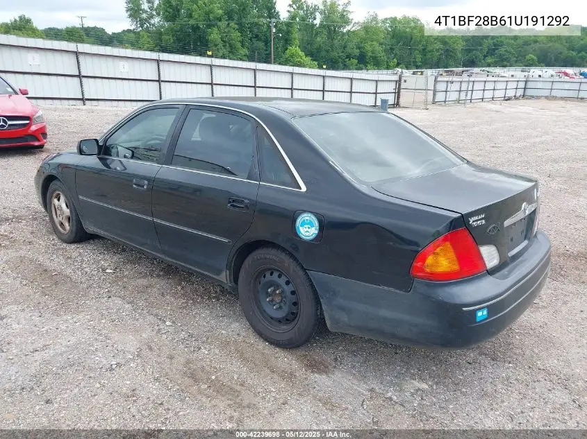 2001 Toyota Avalon Xl VIN: 4T1BF28B61U191292 Lot: 42239698