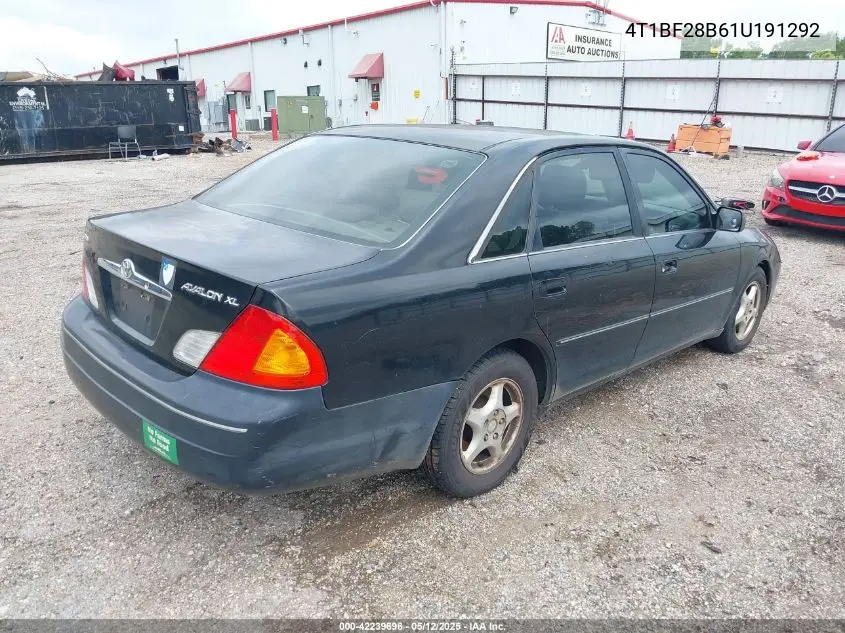 2001 Toyota Avalon Xl VIN: 4T1BF28B61U191292 Lot: 42239698