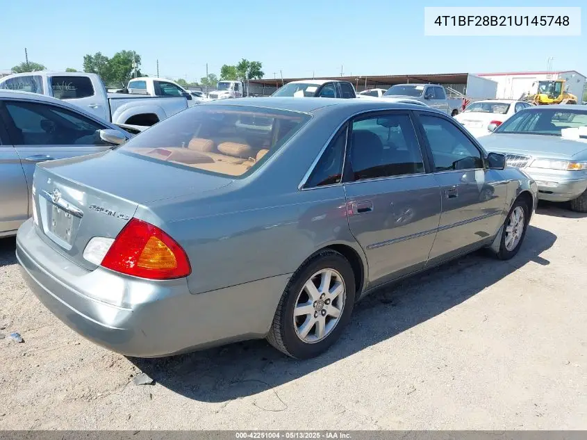 2001 Toyota Avalon Xls VIN: 4T1BF28B21U145748 Lot: 42251004