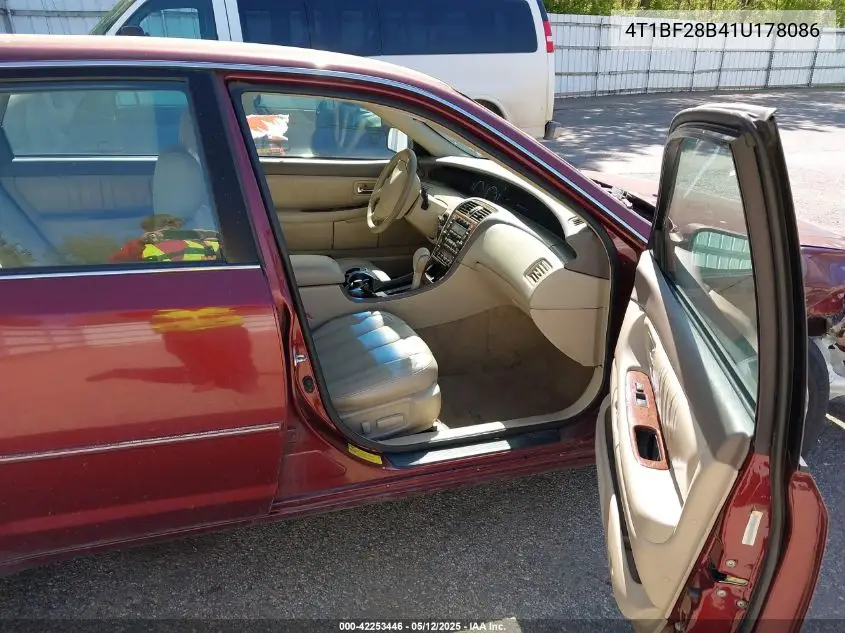 2001 Toyota Avalon Xls VIN: 4T1BF28B41U178086 Lot: 42253446