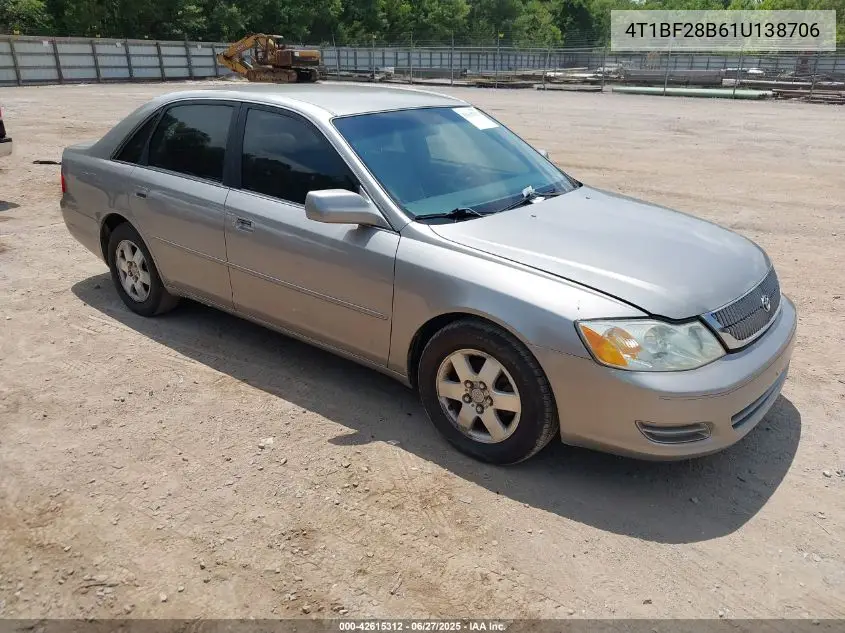 2001 Toyota Avalon Xl/Xls VIN: 4T1BF28B61U138706 Lot: 42615312