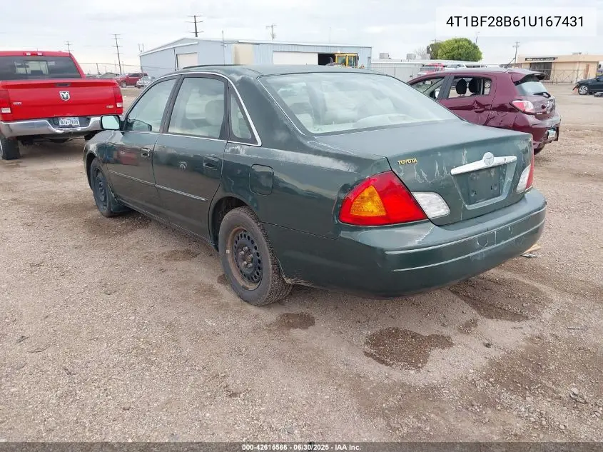 2001 Toyota Avalon Xls VIN: 4T1BF28B61U167431 Lot: 42615566