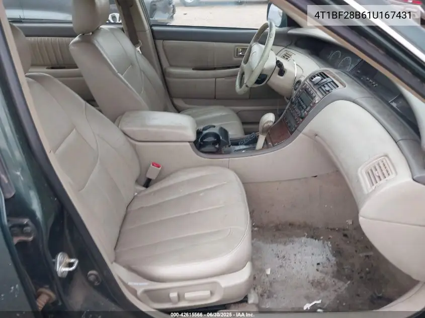 2001 Toyota Avalon Xls VIN: 4T1BF28B61U167431 Lot: 42615566