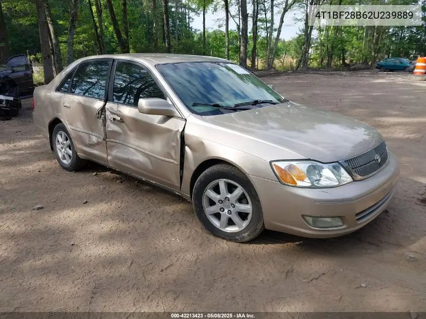 2002 Toyota Avalon Xls VIN: 4T1BF28B62U239889 Lot: 42213423