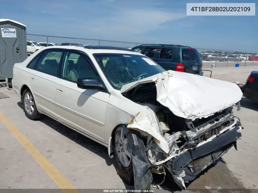 2002 Toyota Avalon Xls VIN: 4T1BF28B02U202109 Lot: 42759798
