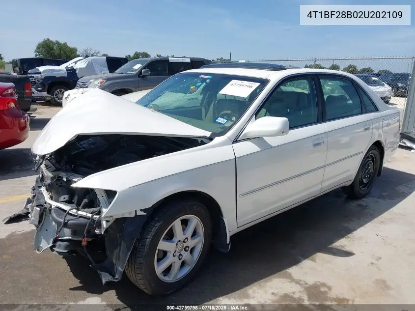 2002 Toyota Avalon Xls VIN: 4T1BF28B02U202109 Lot: 42759798