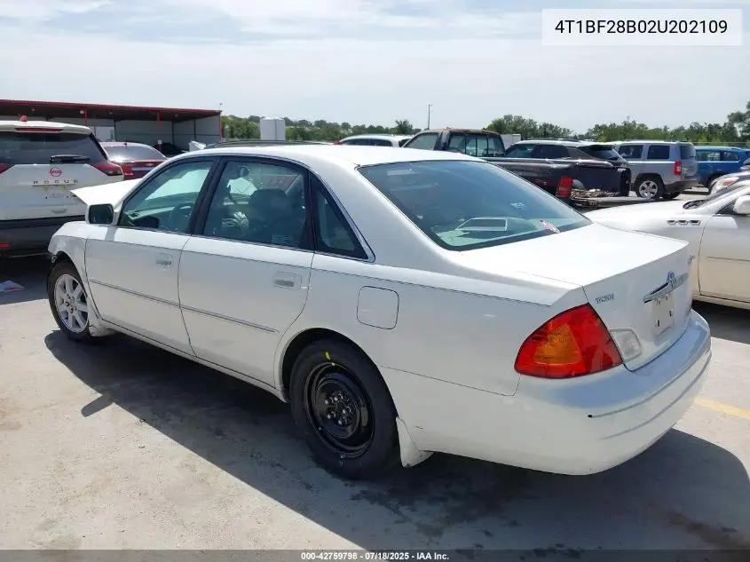 2002 Toyota Avalon Xls VIN: 4T1BF28B02U202109 Lot: 42759798