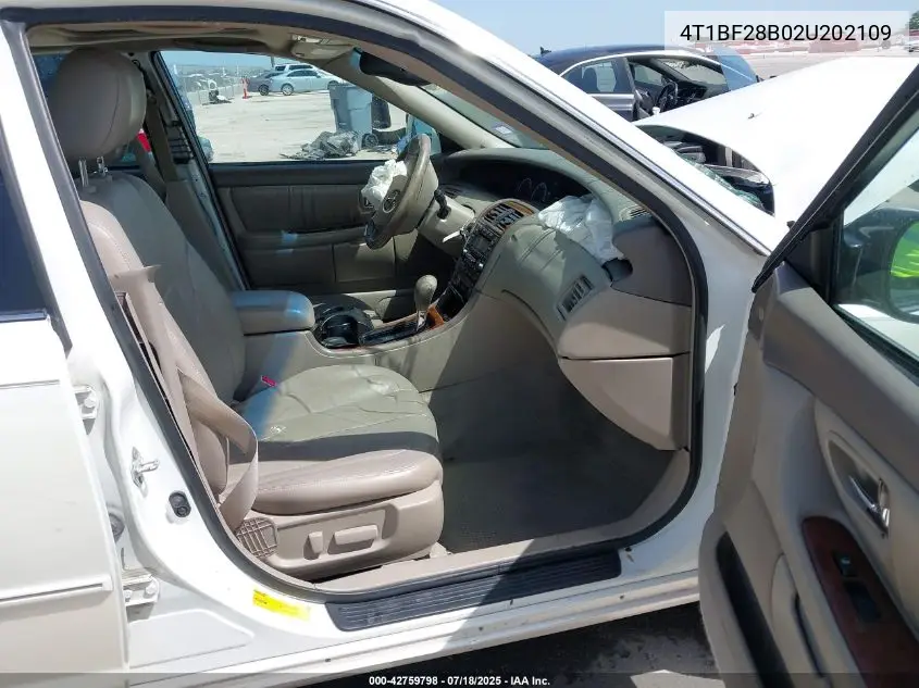 2002 Toyota Avalon Xls VIN: 4T1BF28B02U202109 Lot: 42759798