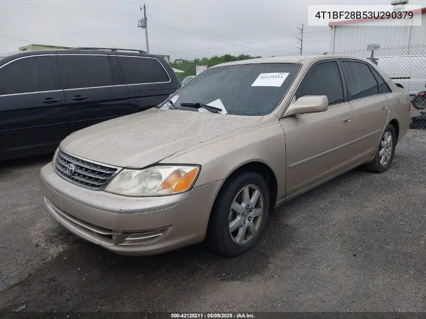 2003 Toyota Avalon Xl VIN: 4T1BF28B53U290379 Lot: 42125211