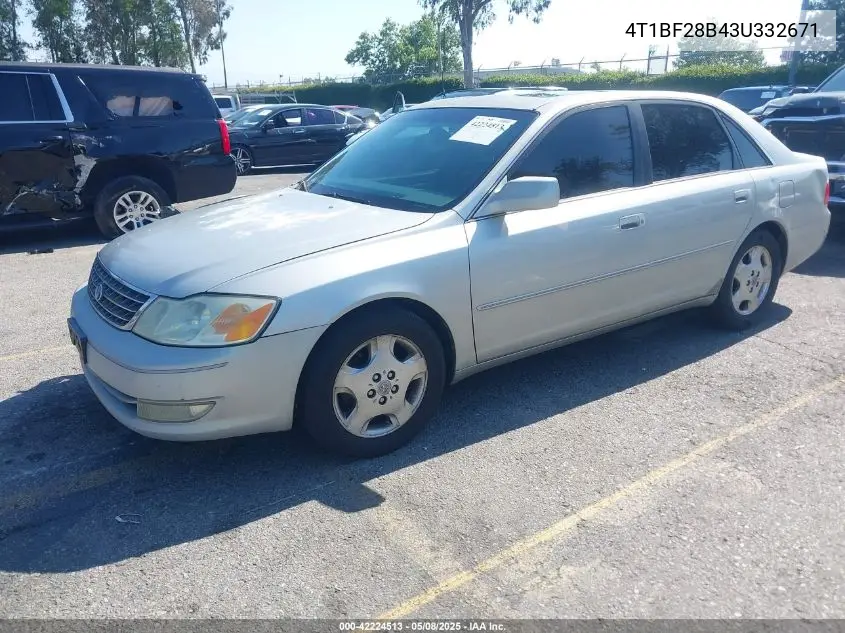2003 Toyota Avalon Xls VIN: 4T1BF28B43U332671 Lot: 42224513