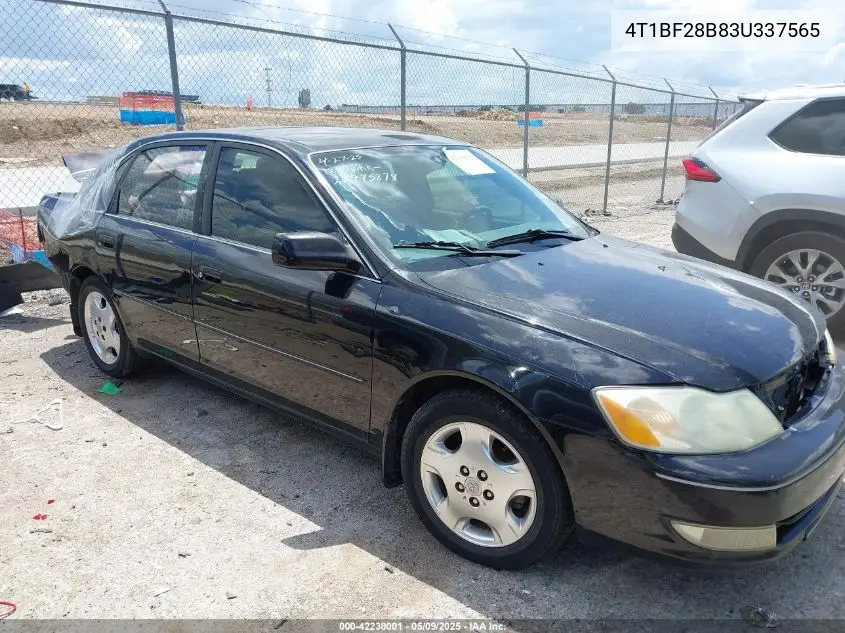 2003 Toyota Avalon Xls VIN: 4T1BF28B83U337565 Lot: 42238001