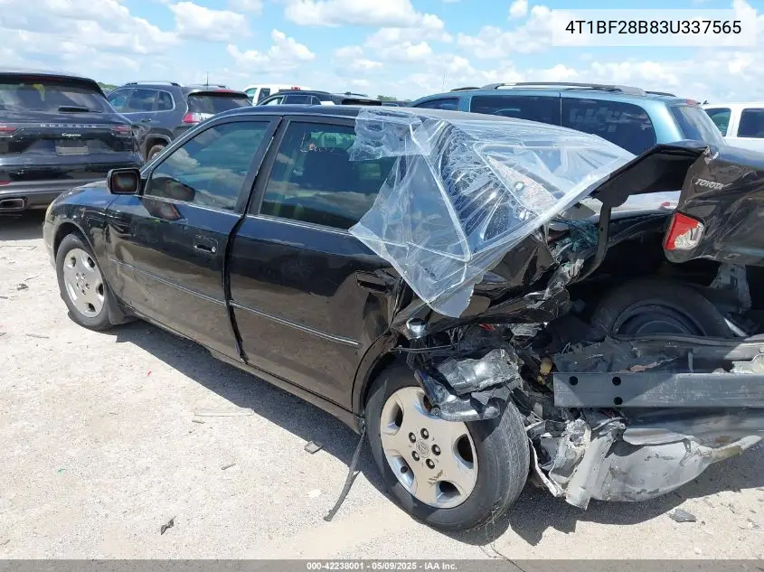 2003 Toyota Avalon Xls VIN: 4T1BF28B83U337565 Lot: 42238001