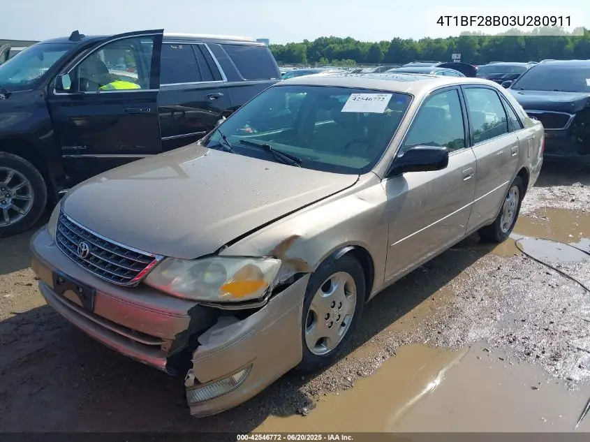 2003 Toyota Avalon Xls VIN: 4T1BF28B03U280911 Lot: 42546772