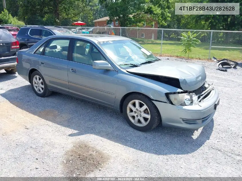 2003 Toyota Avalon Xl VIN: 4T1BF28B43U282628 Lot: 42551951