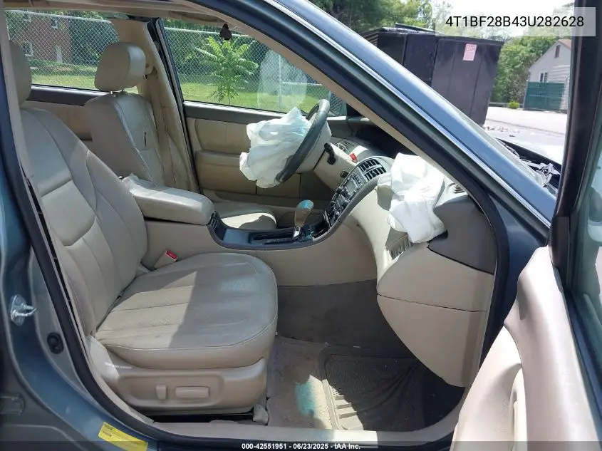 2003 Toyota Avalon Xl VIN: 4T1BF28B43U282628 Lot: 42551951
