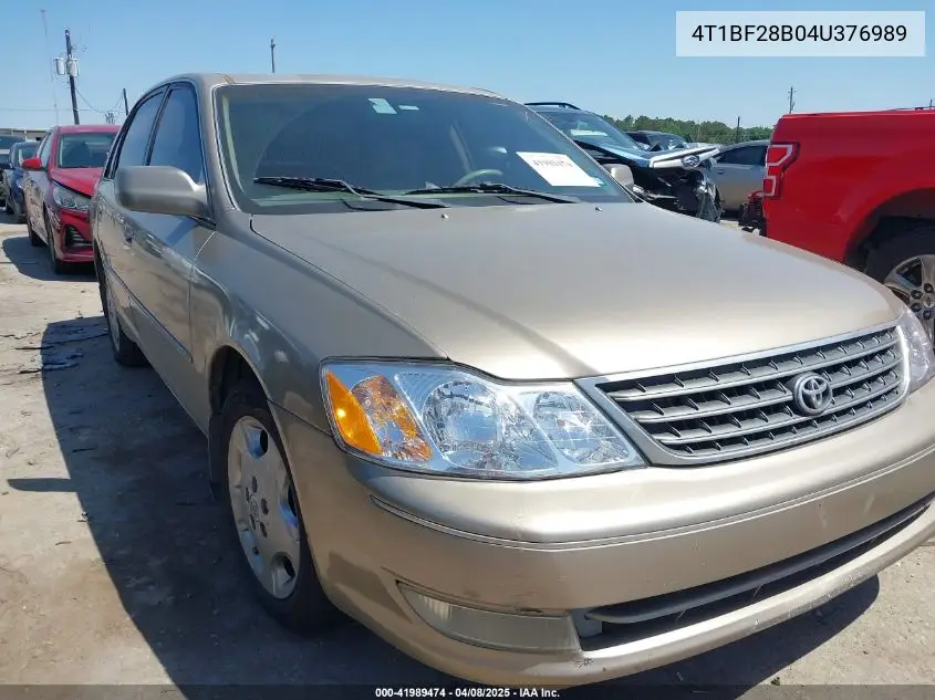 2004 Toyota Avalon Xls VIN: 4T1BF28B04U376989 Lot: 41989474