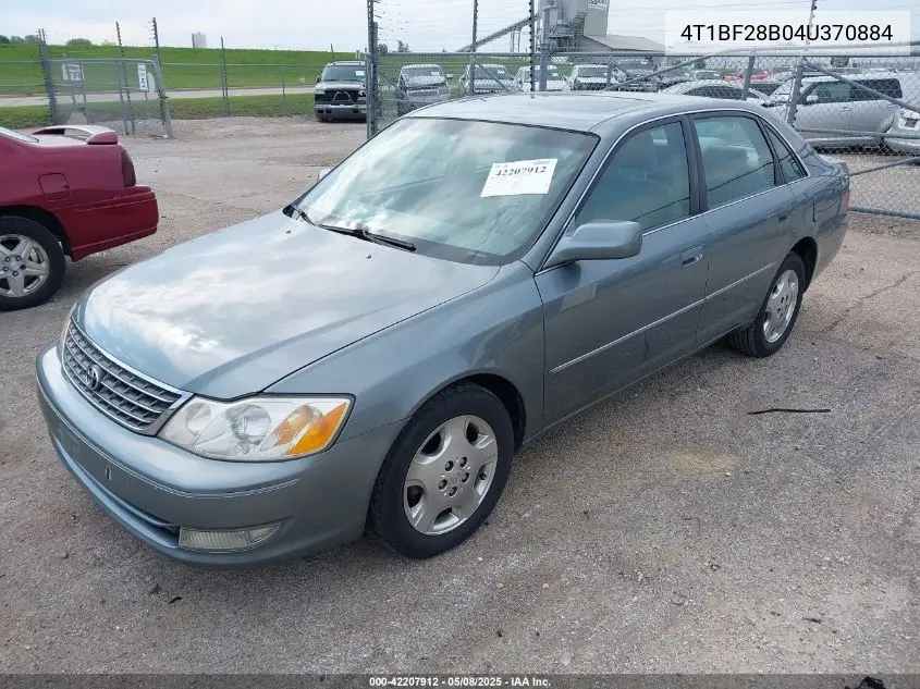2004 Toyota Avalon Xls VIN: 4T1BF28B04U370884 Lot: 42207912