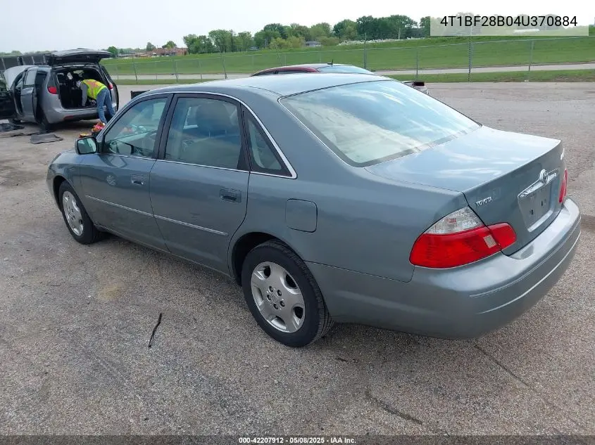 2004 Toyota Avalon Xls VIN: 4T1BF28B04U370884 Lot: 42207912