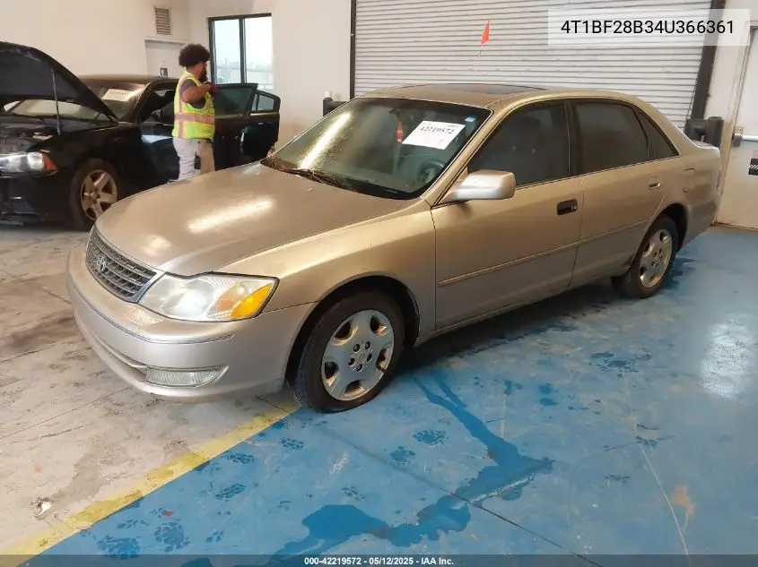 2004 Toyota Avalon Xls VIN: 4T1BF28B34U366361 Lot: 42219572