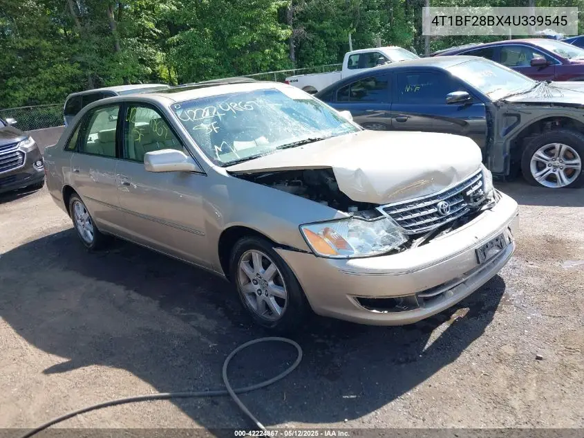 2004 Toyota Avalon Xl VIN: 4T1BF28BX4U339545 Lot: 42224867
