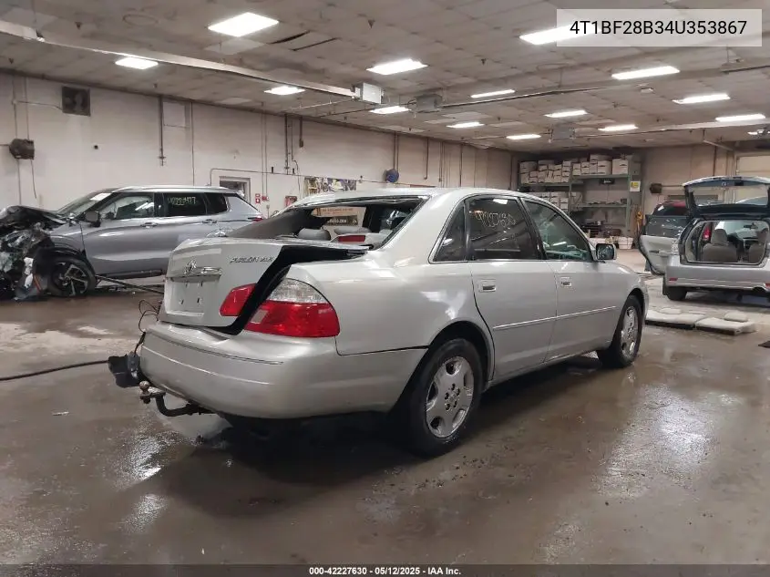 2004 Toyota Avalon Xls VIN: 4T1BF28B34U353867 Lot: 42227630