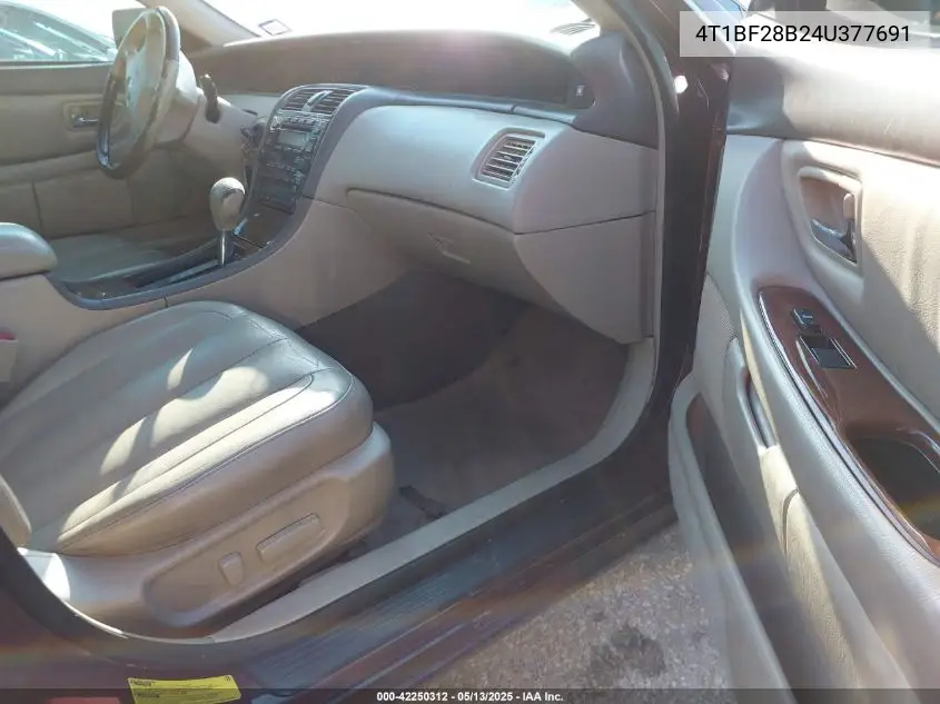 2004 Toyota Avalon Xls VIN: 4T1BF28B24U377691 Lot: 42250312