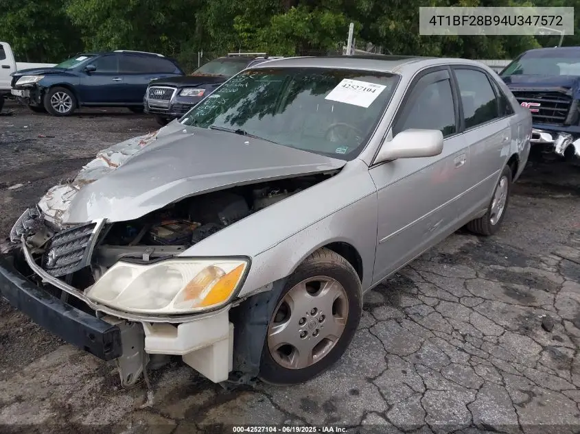 2004 Toyota Avalon Xls VIN: 4T1BF28B94U347572 Lot: 42527104