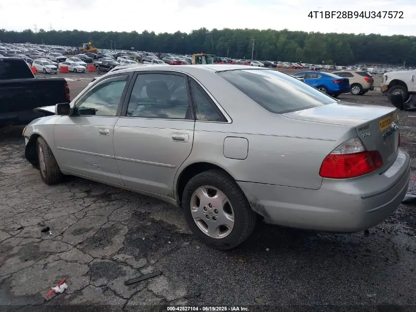 2004 Toyota Avalon Xls VIN: 4T1BF28B94U347572 Lot: 42527104