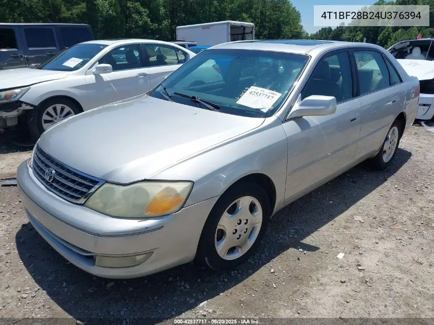 2004 Toyota Avalon Xls VIN: 4T1BF28B24U376394 Lot: 42537717