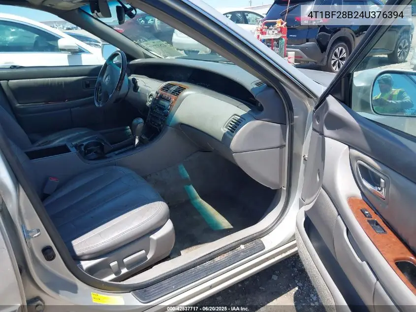 2004 Toyota Avalon Xls VIN: 4T1BF28B24U376394 Lot: 42537717