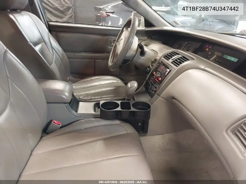 2004 Toyota Avalon Xl VIN: 4T1BF28B74U347442 Lot: 42574949