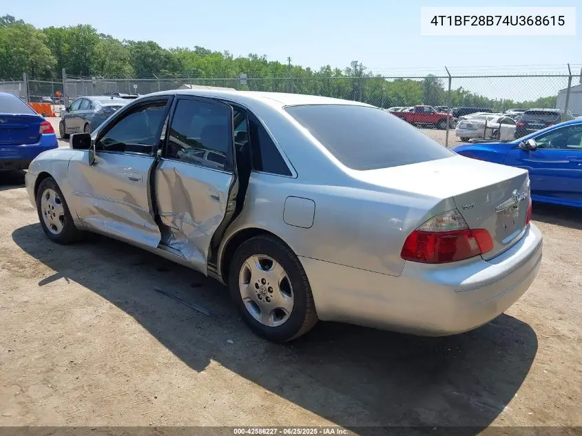 2004 Toyota Avalon Xls VIN: 4T1BF28B74U368615 Lot: 42586227