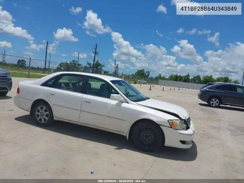 2004 Toyota Avalon Xl VIN: 4T1BF28B64U343849 Lot: 42590040