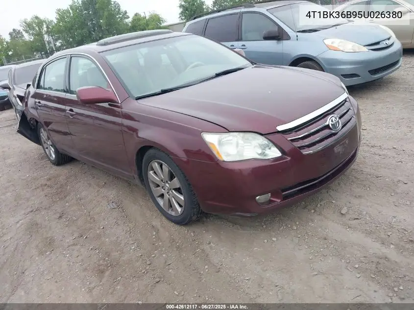 2005 Toyota Avalon Xls VIN: 4T1BK36B95U026380 Lot: 42612117