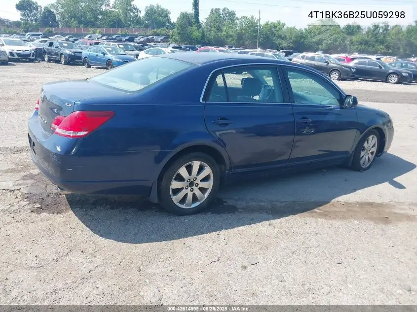 2005 Toyota Avalon Xls VIN: 4T1BK36B25U059298 Lot: 42614895