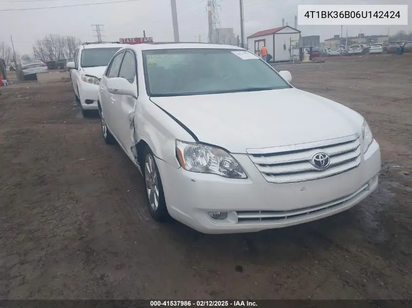 2006 Toyota Avalon Xls VIN: 4T1BK36B06U142424 Lot: 41537986