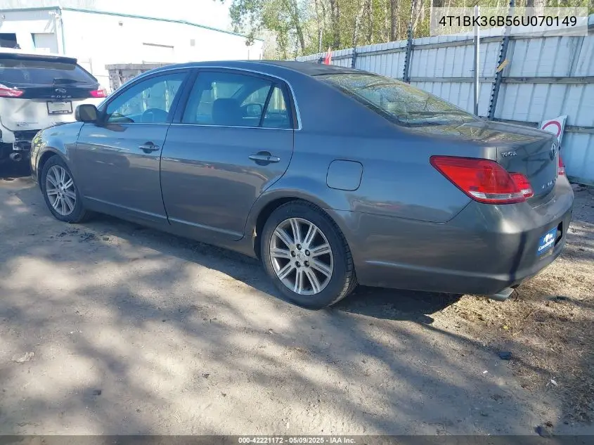 2006 Toyota Avalon Limited VIN: 4T1BK36B56U070149 Lot: 42221172