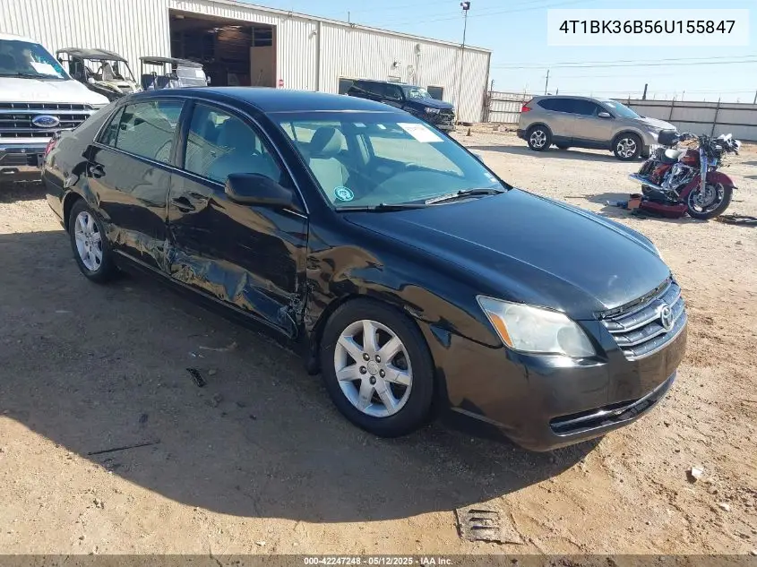 2006 Toyota Avalon Xl VIN: 4T1BK36B56U155847 Lot: 42247248