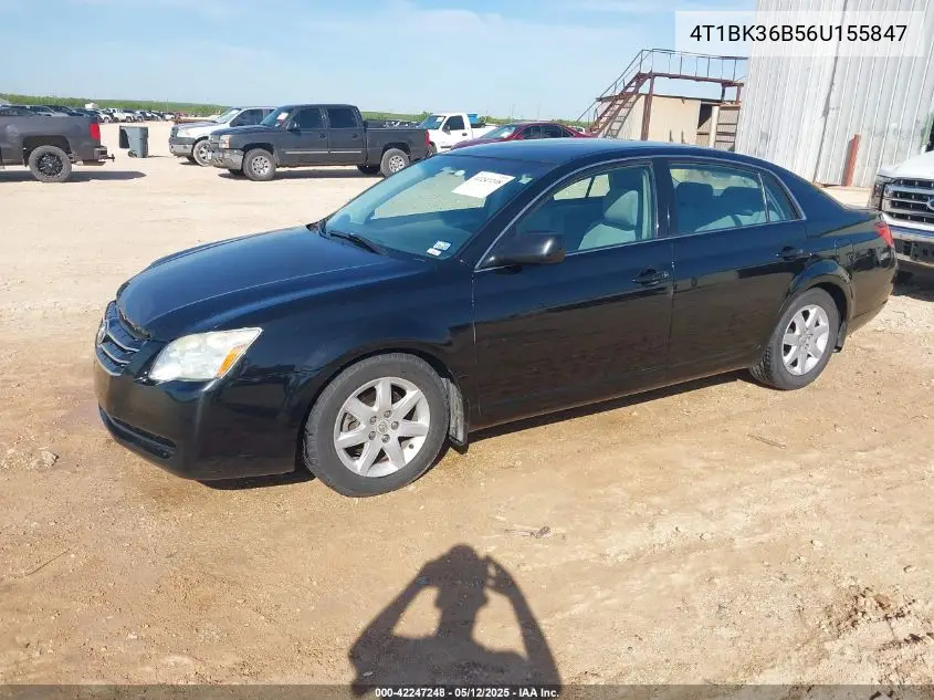 2006 Toyota Avalon Xl VIN: 4T1BK36B56U155847 Lot: 42247248