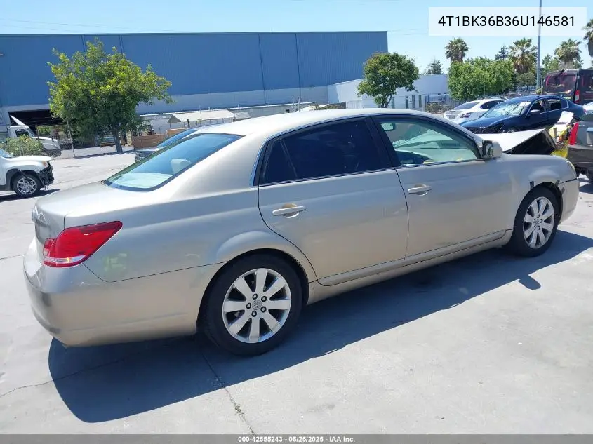 2006 Toyota Avalon Xls VIN: 4T1BK36B36U146581 Lot: 42555243