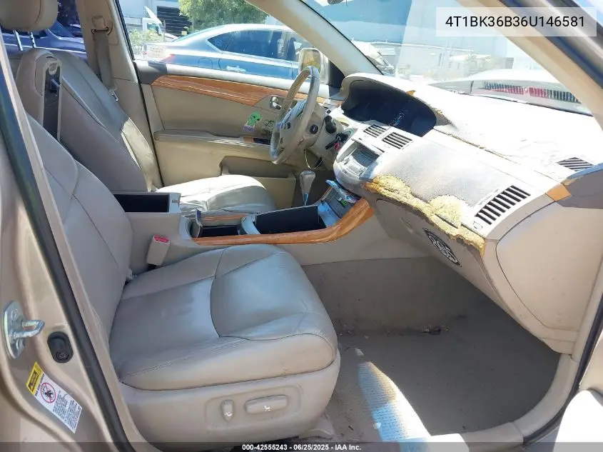 2006 Toyota Avalon Xls VIN: 4T1BK36B36U146581 Lot: 42555243