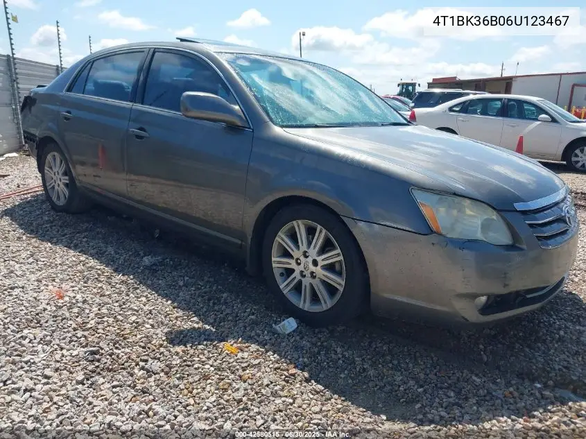 2006 Toyota Avalon Xl/Xls/Touring/Limited VIN: 4T1BK36B06U123467 Lot: 42580515