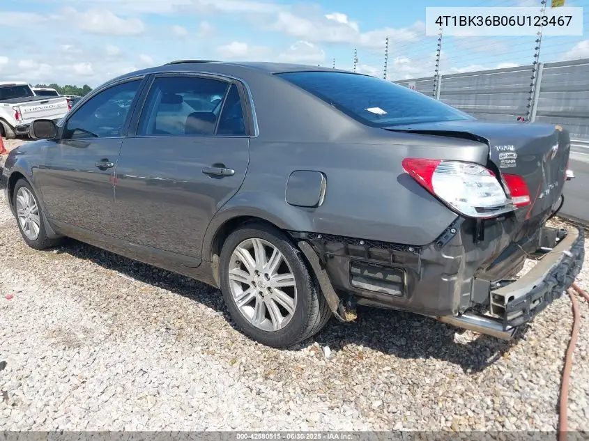 2006 Toyota Avalon Xl/Xls/Touring/Limited VIN: 4T1BK36B06U123467 Lot: 42580515