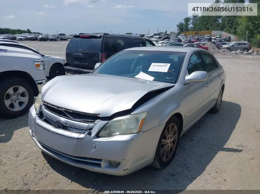 2006 Toyota Avalon Limited/Touring/Xl/Xls VIN: 4T1BK36B56U153516 Lot: 42586049